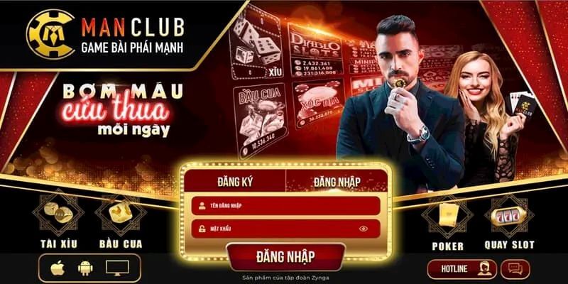Đăng nhập ManClub – Bắt đầu trải nghiệm cá cược đỉnh cao 1 dang nhap 2