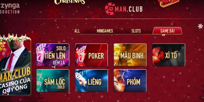 Trang chủ 11 Đa dạng các sảnh game cho người chơi cá cược tại ManClub
